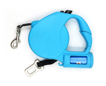 Retractable Dog Leash with a FREE roll of plastic bags